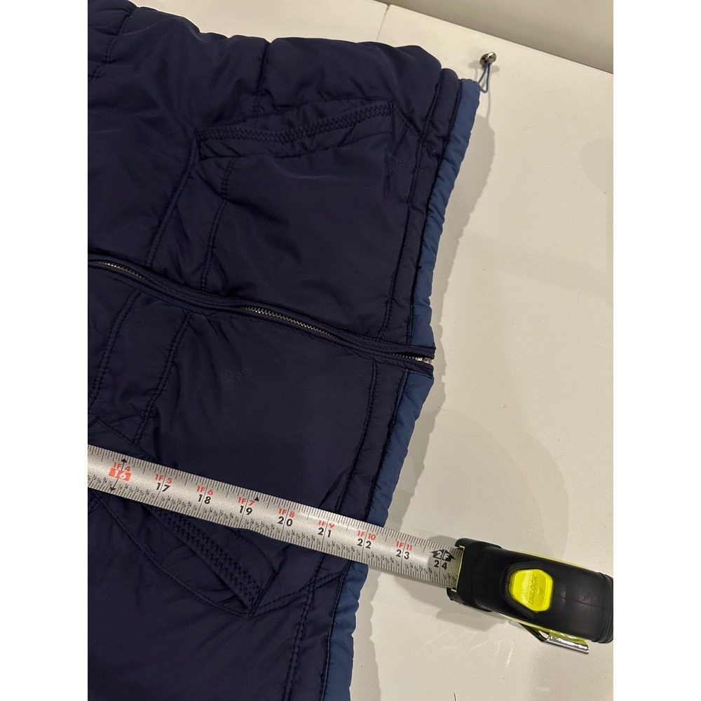 American Eagle Outfitters Womens‎ Navy Blue Puffer Vest Quilted Full Zip Large - Picture 5 of 8